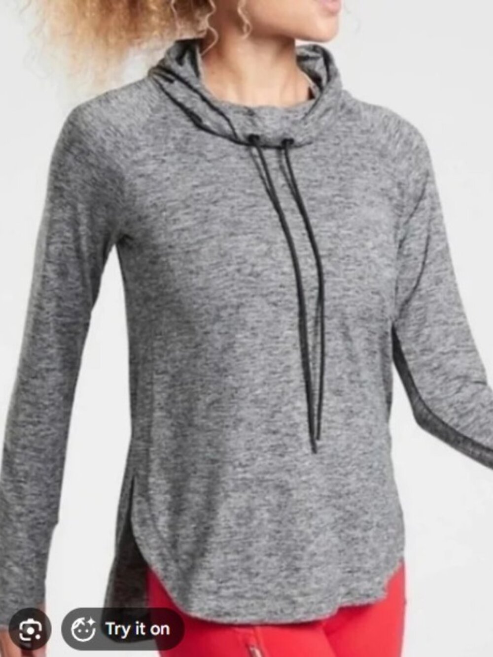 Athleta Uptempo Hoodie, Gray, 3X